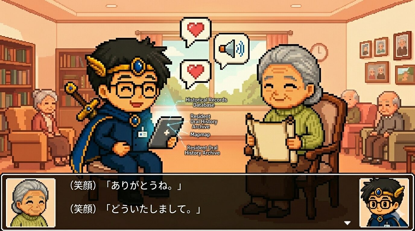 ボランティアで利用者さんとふれあうイメージ